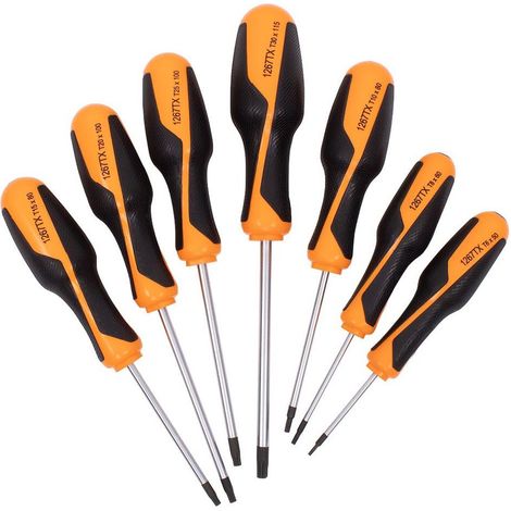 Jeu de 7 tournevis pour vis Torx (art. 1267TX) (1/5)