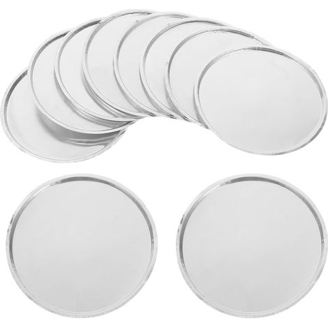 Plateaux de Pesée Anti-débordement en Aluminium Lot de 10 50ml Récipient Pratique et Facile à Utiliser pour Laboratoire pour Poudres et Liquides (1/5)
