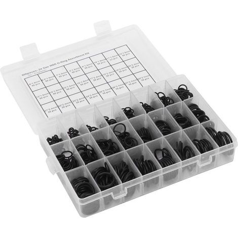 Assortiment de joints toriques 800 pièces joint d\\'étanchéité en caoutchouc nitrile pour machines-outils Automobiles machines agricoles (1/5)