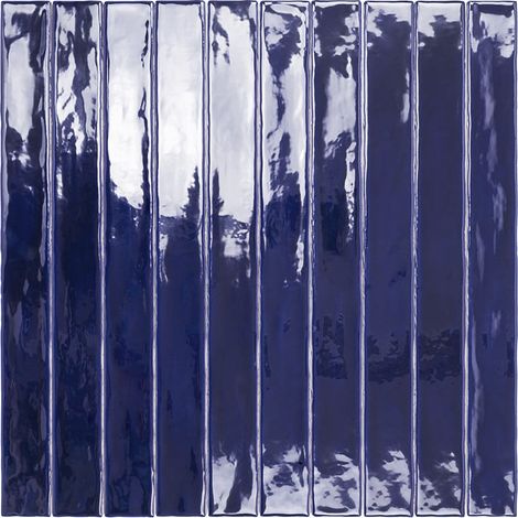 Carrelage Mur Ceramic Connection Blue Brillante 5x50 cm