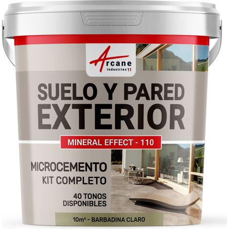 Microcemento para exteriores: suelos, muros, terrazas, balcones, escaleras