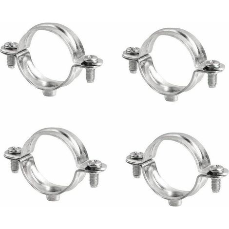 4x collier simple de fixation murale 20mm plomberie raccord tuyau tube maintien