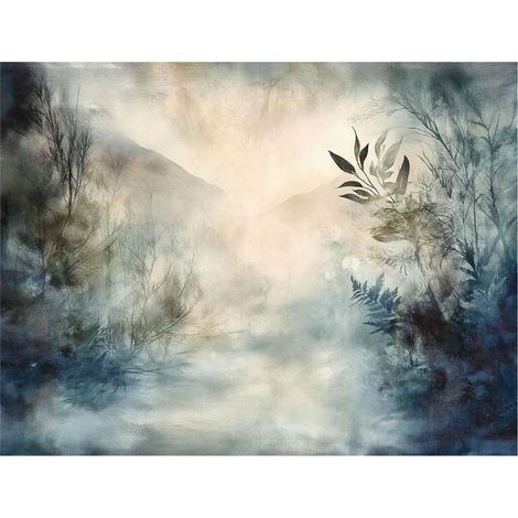 Papier peint gris montagnes en béton décoration murale pour chambre à coucher – 200 x 140 cm Wallarena (1/4)