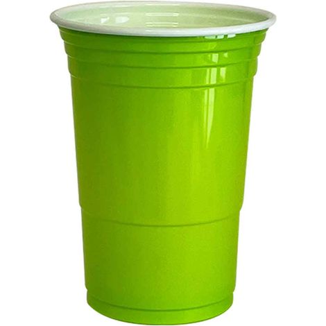 25 gobelets Beer Pong, accessoire de jeu à boire, plastique alimentaire, pour fêtes en extérieur, camping, barbecue (1/5)
