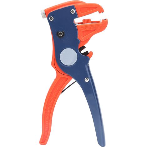 Pince à dénuder multifonctionnelle en acier en forme de bec de canard, réglable, adaptée au dénudage, à la coupe, au sertissage et au tranchage des fils. (1/5)