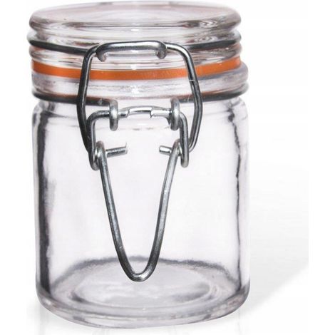 Orion Tarro de vidrio hermético transparente 50 ml