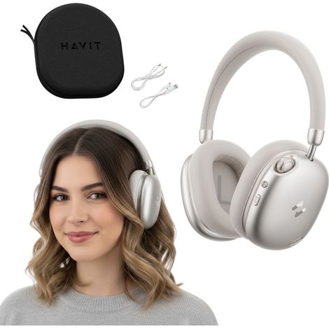 Auriculares inalámbricos Havit Space S1 (beige) (1/5)