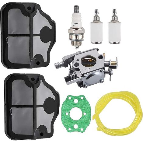 Carburateur pour Tronçonneuse Husqvarna 36 41 136 137 137e 141 142 142e Walbro WT-834 WT-657 WT-529 WT-289 WT-285 WT-239 WT-202 Zama C1Q-W29E Remplace 530071987 530019172