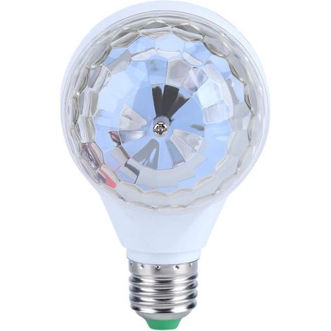 Ampoules LED E27, 6W multicolore rotatif lumière de stade effet de fête, double boule LED RVB lumière LED (1/5)
