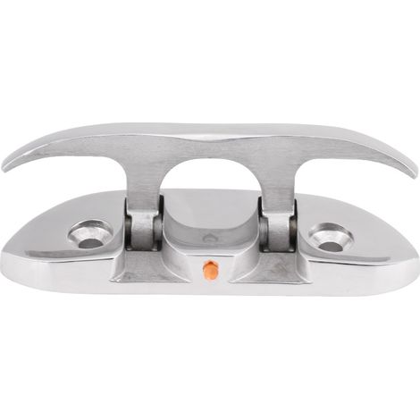 Klappbare 4-1/2"-Klampe für Boote, Edelstahl, klappbar für Steg und Deck (1/5)