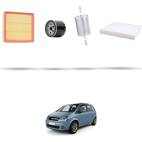 Kit tagliando 4 filtri compatibile con Opel Meriva A 1.8 16v 92kw Dal 2003 (1/5)