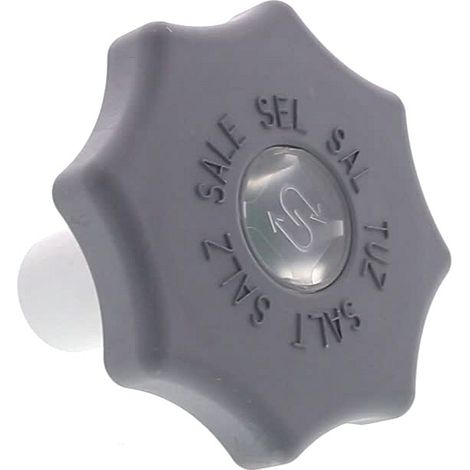 HIGH ONE HIGHONE, BOUCHON Lave-Vaisselle BAC SEL + INDICATEUR 84mm GRIS FONCE (1/2)