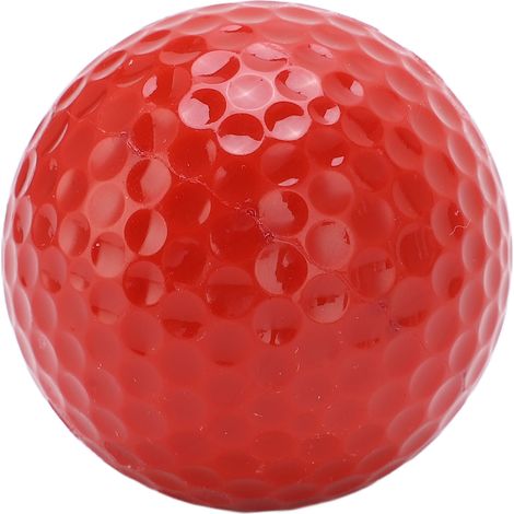Balle de golf flottante à 2 couches pour parcours aquatiques et sports de plein air - Balles d'entraînement de golf rouges (1/5)