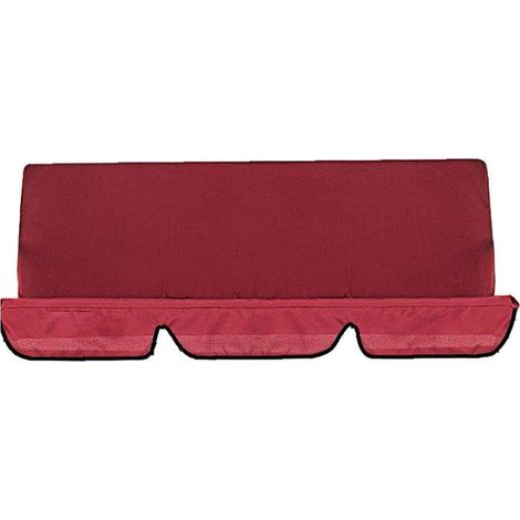 Swing Cushion Swing Uv Resistant Waterproof Seat Protective Cover Red, Garden Furniture Set (1/5)