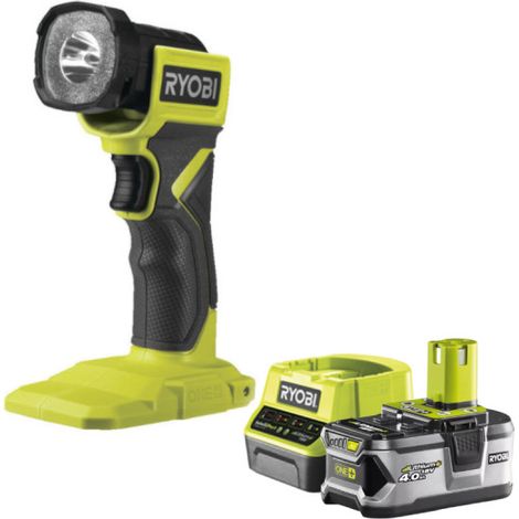 Pack RYOBI Lanterne LED à tête orientable 280 Lumens 18V One+ RLF18-0 - 1 Batterie 4.0Ah - 1 Chargeur rapide RC18120-140 (1/5)