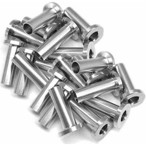 pair 20 Pcs Manchons de Protection en Acier Inoxydable pour Garde-corps de Câble 3/16 Pouce Poteaux en Bois, Balustrade de Bricolage (1/4)