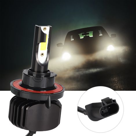 projecteurs LED H13 60W en aluminium pour phares de voiture, mini-spot intégré, L5 (1/5)