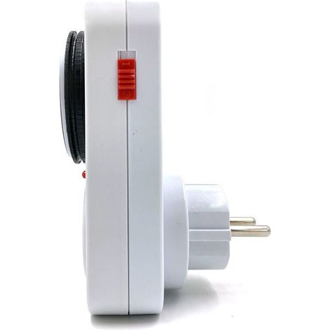 4000W Programmateur journalier mécanique avec Voyant Blanc 120x85x72mm 16A (1/5)