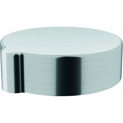Bouton rotatif rond inox satiné Ø35 mm – Mécanisme fluide – Compatible éviers – Durabilité garantie 2 ans