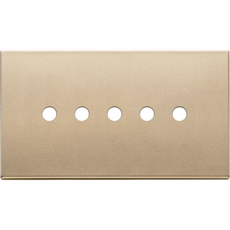 VIMAR - 22689.RN.5.88 Plaque 5Mx5 BS Ronde Or Satiné