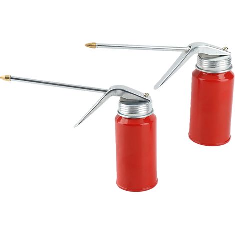 Ortviai Distributeur d’huile manuel en acier laminé à froid, 2 pièces, 200 ml, pour roulements et motos (1/3)