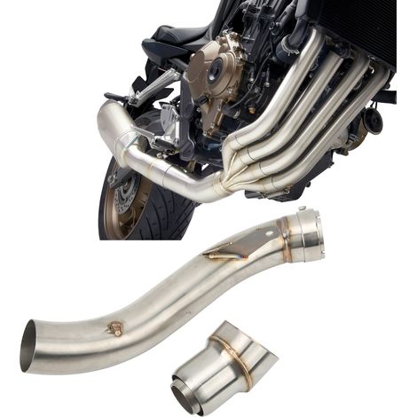 Mittelstück des Auspuffrohrs aus Edelstahl für Honda CBR650R und CBR650F (2014-2022) (1/5)