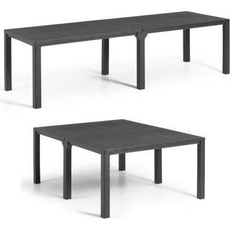 Mesa Keter Julie Double grafito 147-295x90x74,5 (1/5)