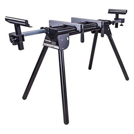 Evolution Power Tools - Supporto troncatrice con estensioni, Nero (1/4)