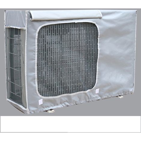 Housse Protection Climatiseur Exterieur,Housse de Protection pour Unité Extérieure,Couvercle de Climatiseur étanche,Anti-poussière (1/5)