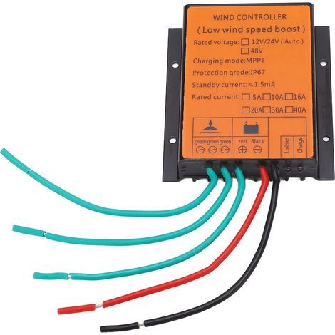 48V MPPT-Windkraftanlagen-Generatorregler, LED-Anzeige, Lastregelung für 500W Netzteil (1/5)