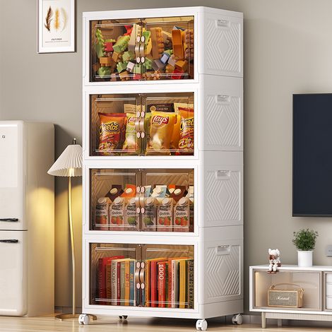 Freosen – Boîtes de rangement pliables en plastique 45x30x25cm – Grande capacité pour salle de bain, cuisine, chambre – Durable et empilable (1/4)