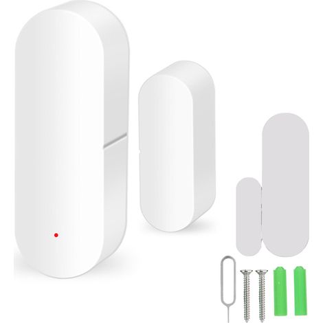 Intelligenter WLAN-Tür-/Fensteröffnungssensor, kompatibel mit Alexa und SmartThings, vernetzter Melder (1/5)