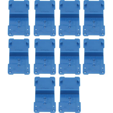 Gabarit de Perçage pour Charnières DIY, 10Pcs, Dimensions 28mm/37mm, Matériau ABS, Guide Précise pour Portes et Armoires (1/5)