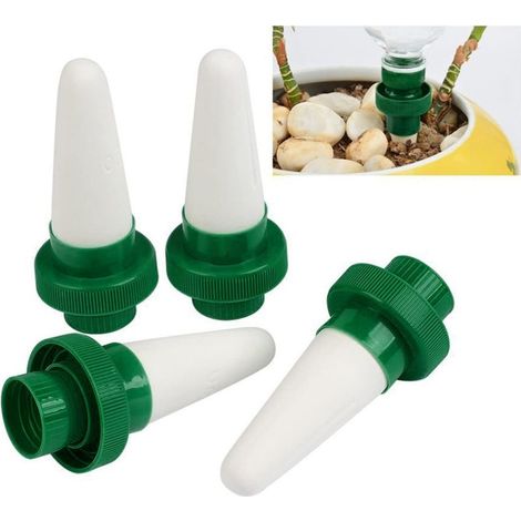 4 pièces Arrosage Goutte à Goutte en Céramique Arroseur Automatique Plantes Système D'Irrigation Automatique Arrosage Plante Vacances pour Jardin Maison Intérieur Extérieur (1/5)