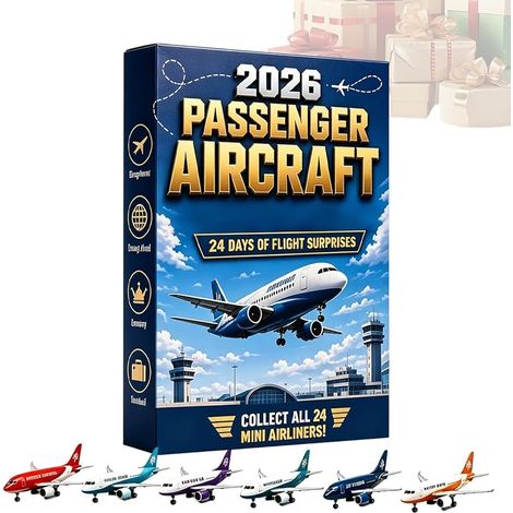 24-tägiger Luftfahrt-Adventskalender, 24-tägiger Flugzeug-Weihnachtskalender (1/5)
