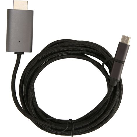 Transmisión de señal estable, calidad de imagen nítida, cable HDMI tipo C a HDMI, compatible con MacBook Pro 2023-2016, iPad Pro, iPhone 15 Pro Max, Samsung Galaxy S23/S22.