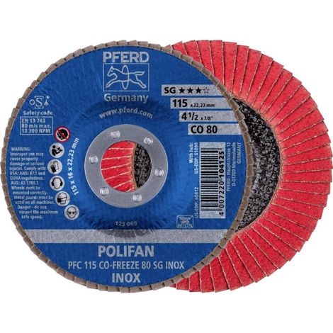 Disque à lamelles COFREEZE bombé 115mm G80 Pferd 1 PCS (1/4)