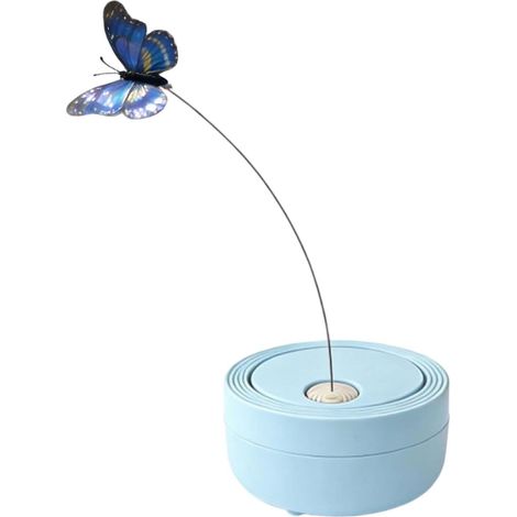 Teaser Chat Papillon Rotatif Capteur Tactile Jouet Chat Automatique Interactif Design Papillon Pour Course À La Maison, Détente, Stimulation Mentale, Chasse, Agilité (1/5)