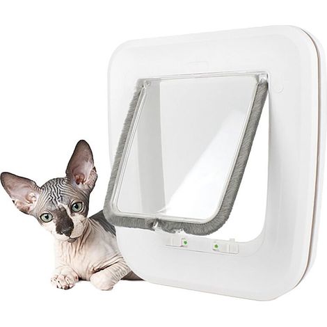 Ouverture de porte pour chien, chatière, fermeture automatique de la porte (1/5)
