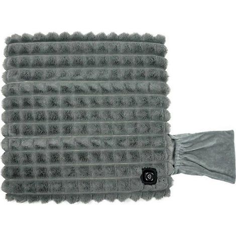 Coussin chauffant USB texturé à grille 45 x 45 cm pour chaise de bureau, voiture ou d'extérieur, 3 niveaux de température ( ) (1/3)