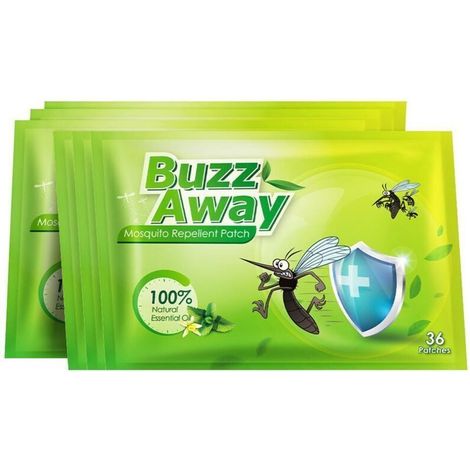 36 Autocollants Anti-Moustiques à l'Huile Essentielle Naturelle, Répulsif pour Intérieur, Extérieur et Voyage (1/5)