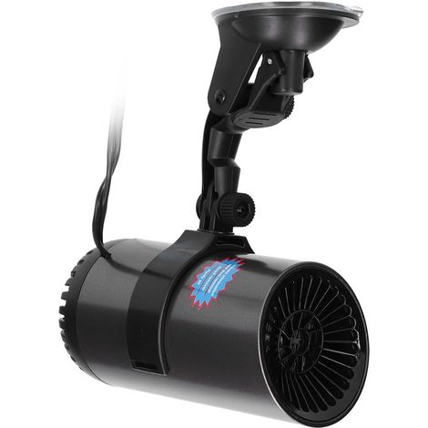 Chauffage Voiture 2 en 1 Ventilateur 150W 12V DC Dégivreur Portable Prise Secteur Support Rotatif 360° Ventouse (1/5)