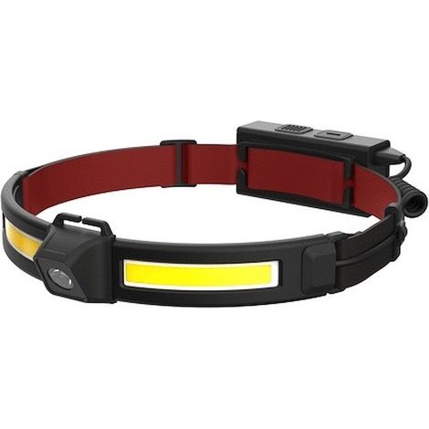 lampe frontale à led - ultra-mince - 3 modes - 450 lm - bizline 625063