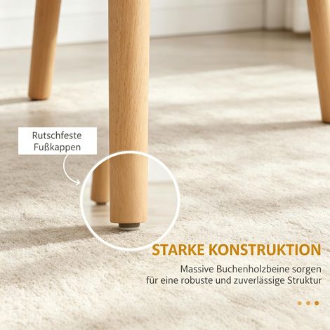 Chaises de cuisine élégantes, chaises modernes pour la cuisine et le salon avec assise ergonomique, sièges stylés (lot de 4 chaises de cuisine uniquement) (1/4)