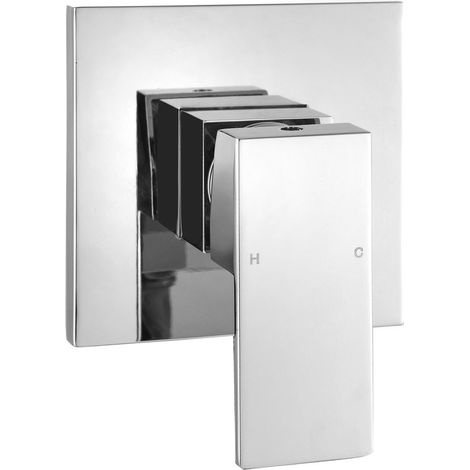 SPECTRE Robinet à Encastrer pour Douchette de Bidet, 1 sortie, chromé (1/2)