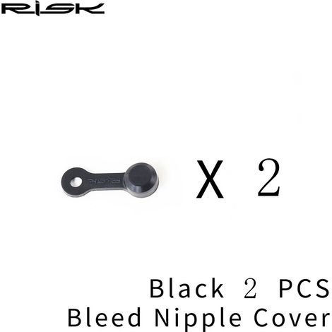 Kit de cache-poussière en silicone pour vis de dégonflage de VTT, compatible avec les étriers de freins à disque hydrauliques XT. (1/5)