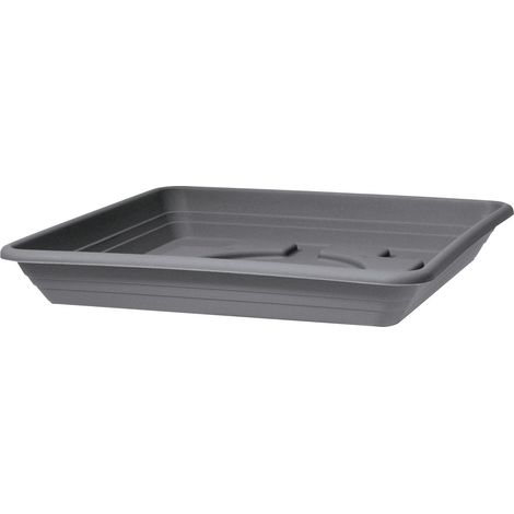 Scheurich Untersetzer Serie 327 Lara metallic grau 25 x 25 cm