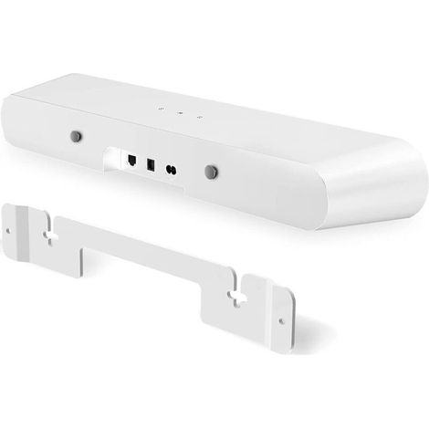 Wandhalterung kompatibel mit Sonos Ray - Mit integriertem Kabelmanagement - Für Lautsprecher (Sonos Ray, Weiß)