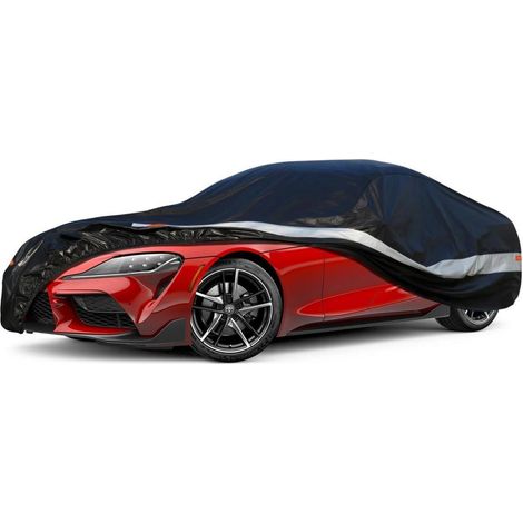Autoabdeckung 10 Schichten für Toyota Supra (2019-2023) Schwarz Wasserdicht Atmungsaktiv (1/5)