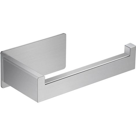 Portarrollos de papel higiénico, portarrollos de papel higiénico sin taladrar, de acero inoxidable para baño -Crezuo